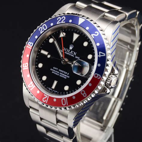 rolex 16710 r|rolex gmt 16710 pepsi review.